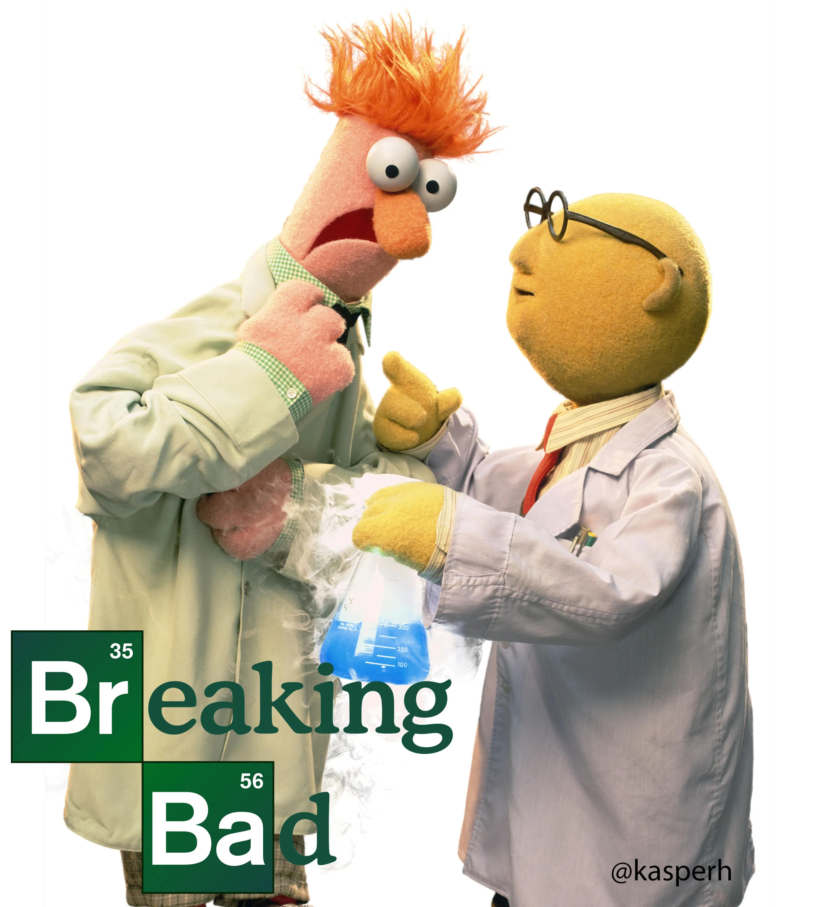 Breaking Beaker & Bunsen